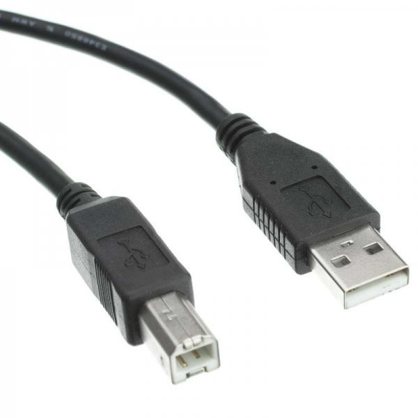 PRINTER CABLE A-B MALE-MALE 3m BLACK GOOBAY USB 2.0   [68901]
